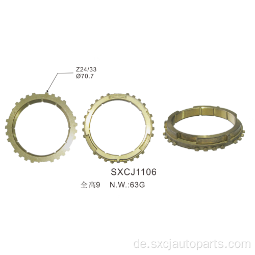 Rabatt-Manuelles Autoteile-Getriebe Synchronizer Ring OEM 33368-32020 für Toyota